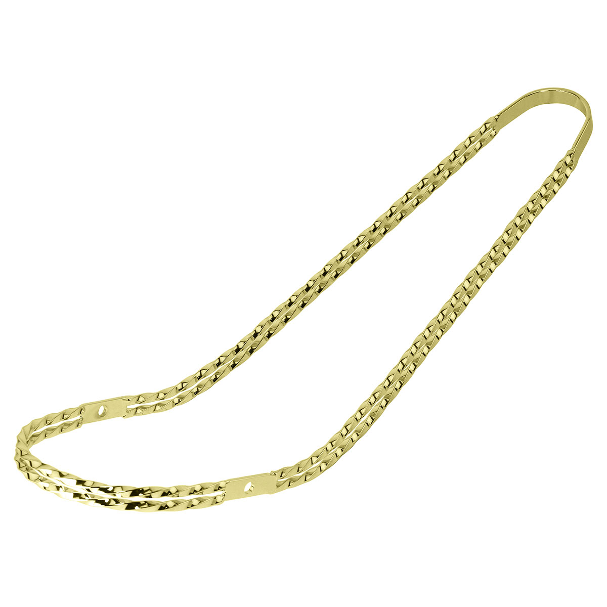 Lowrider Square Twisted Banana Seat Trim Gold.