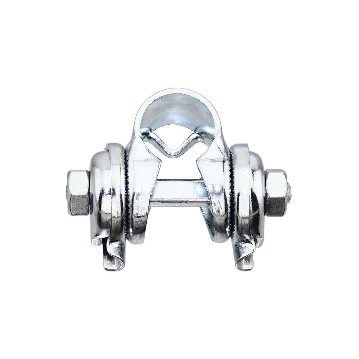 Saddle Clamp Single Rail Chrome.