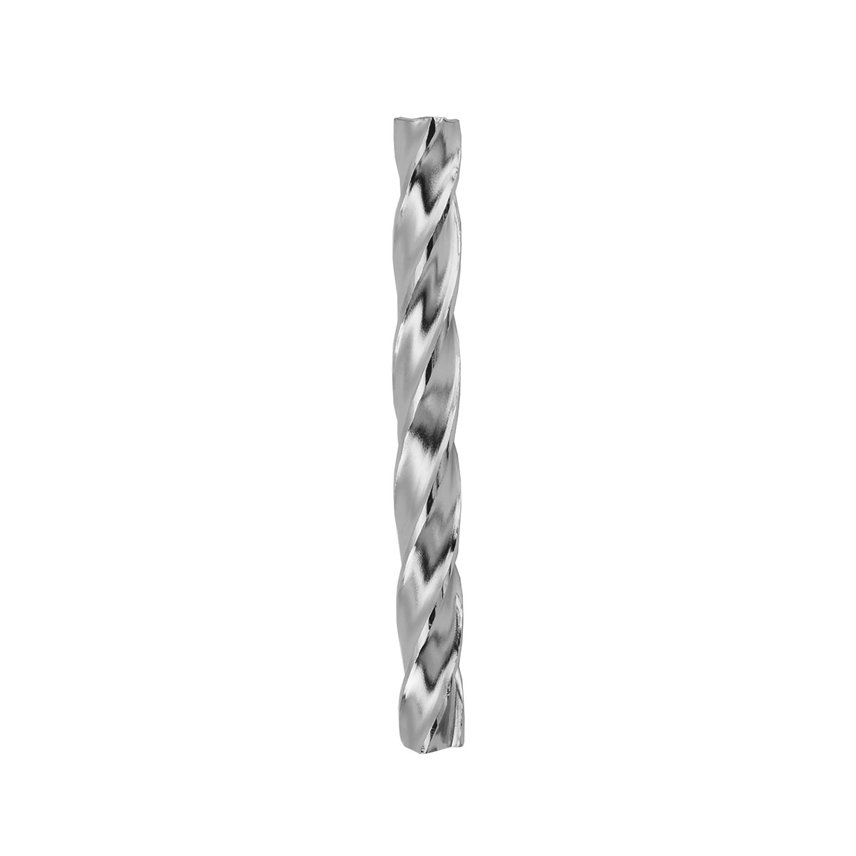 Steel Twisted Seatpost Pilar 22.2 x 206mm Chrome.