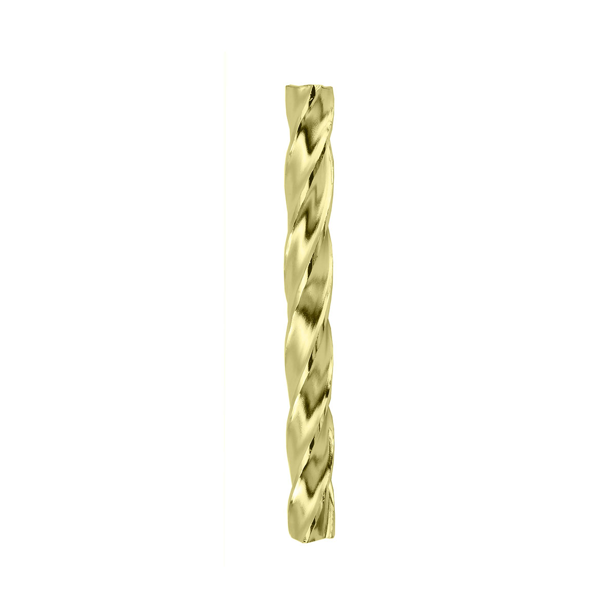 Steel Twisted Seatpost Pilar 22.2 x 206mm Gold.