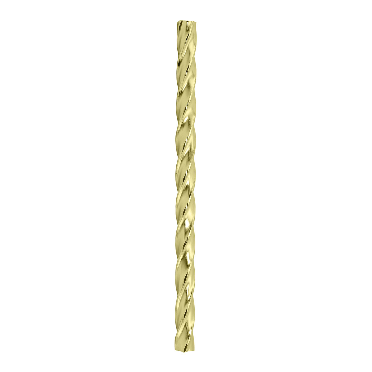 Steel Twisted Seatpost Pilar 22.2 x 350mm Gold.