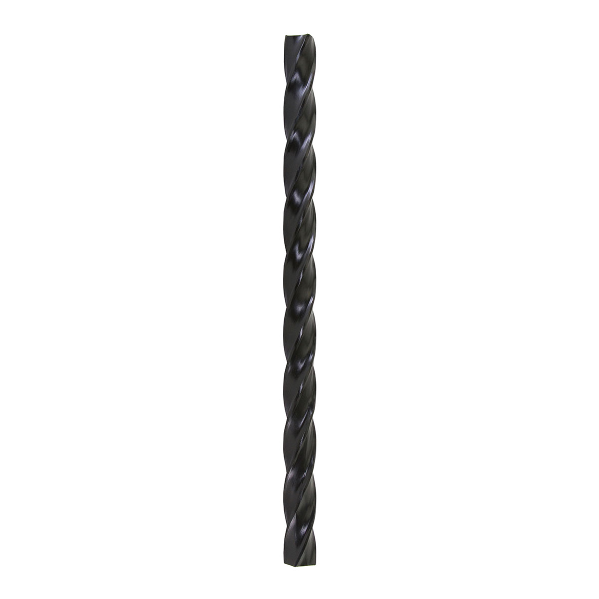 Steel Twisted Seatpost Pilar 22.2 x 350mm Black.