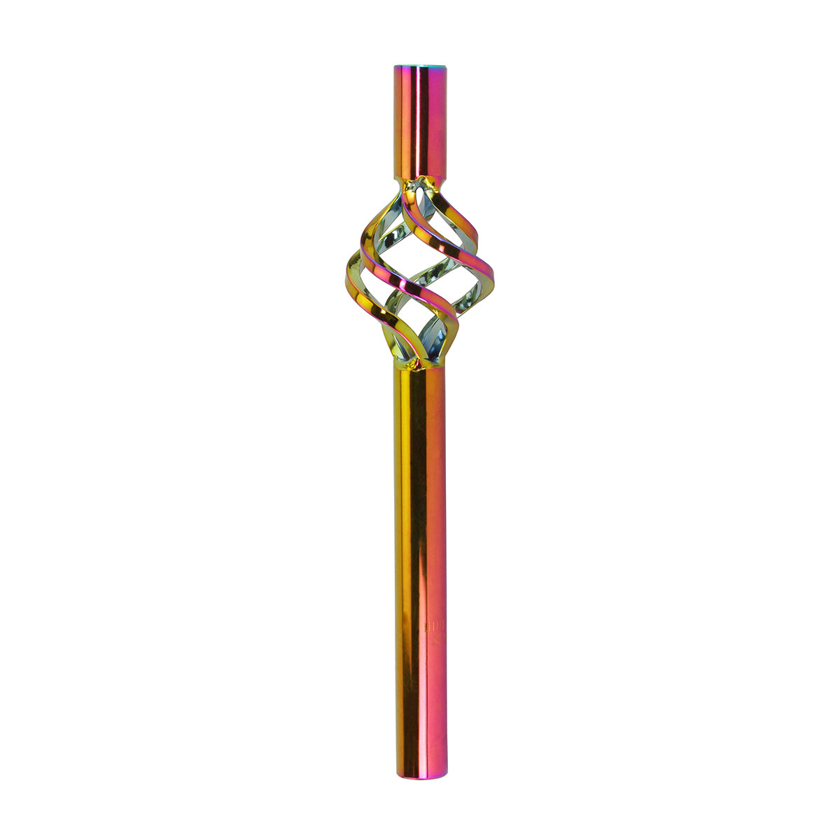Steel Seatpost Pilar 22.2 x 300mm W/Cage Oil Slick.