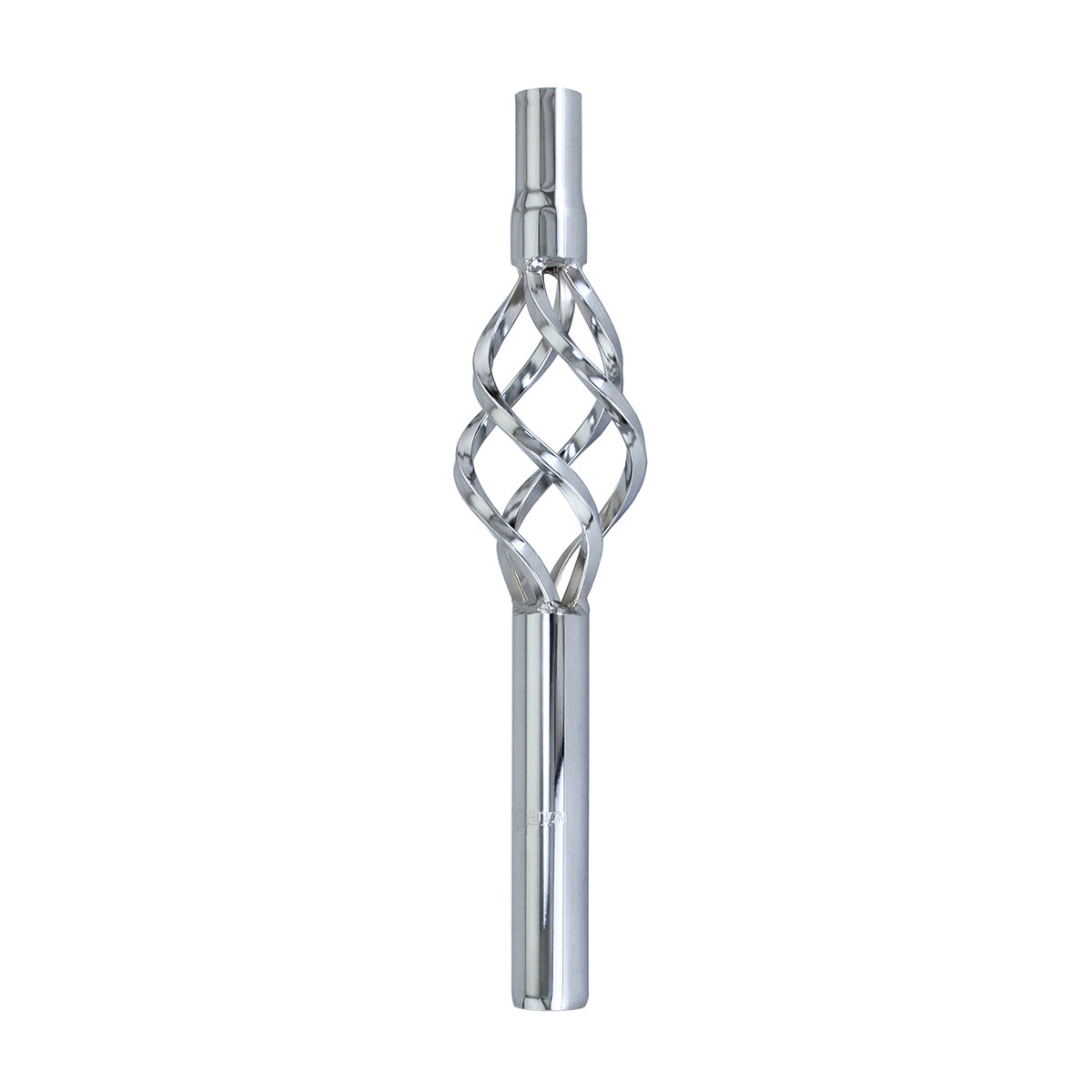 Steel Seatpost Pilar 25.4 x 300mm W/Cage Chrome.
