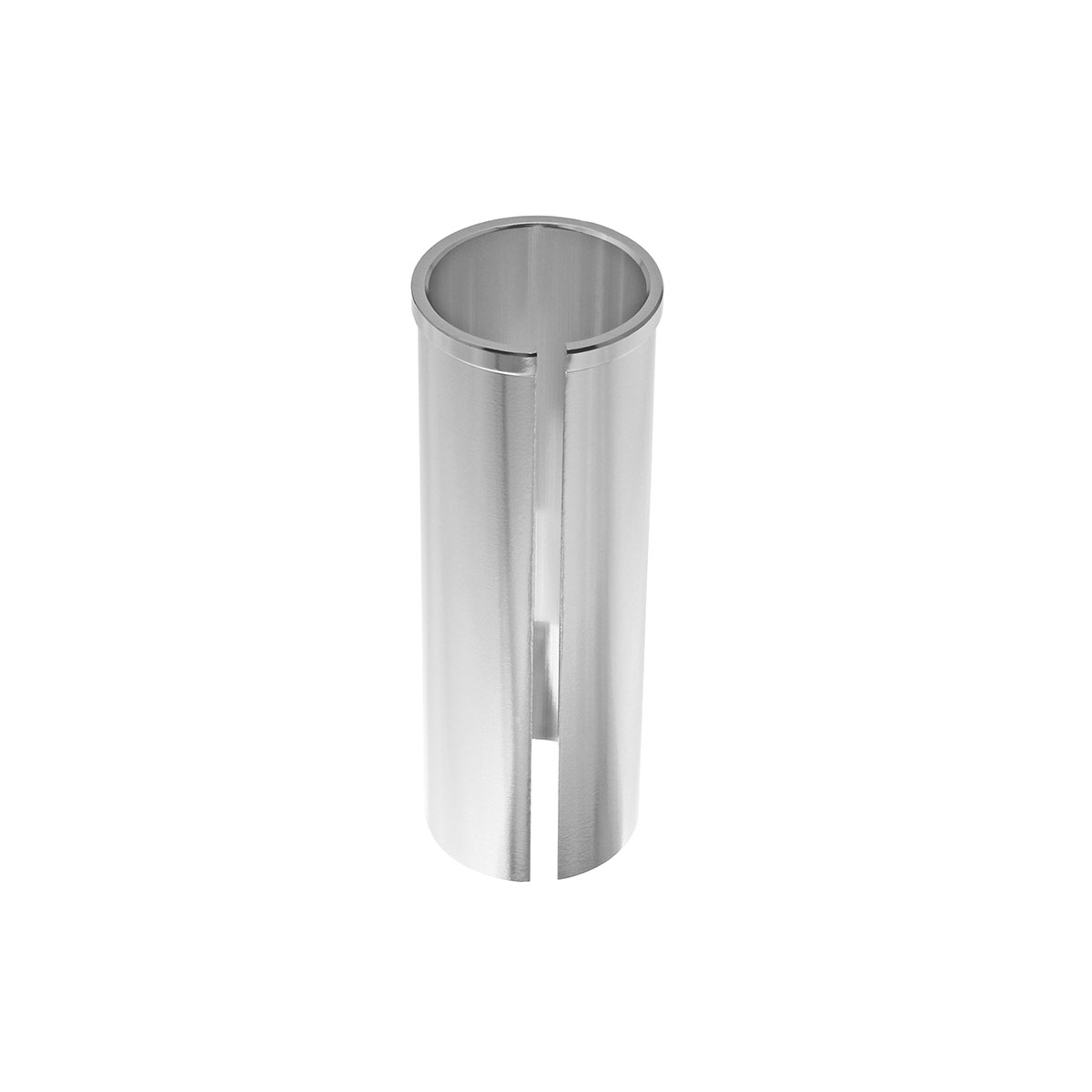 Seatpost Shim id/25.4mm od/26.2mm Length/80mm W/Lip Silver.