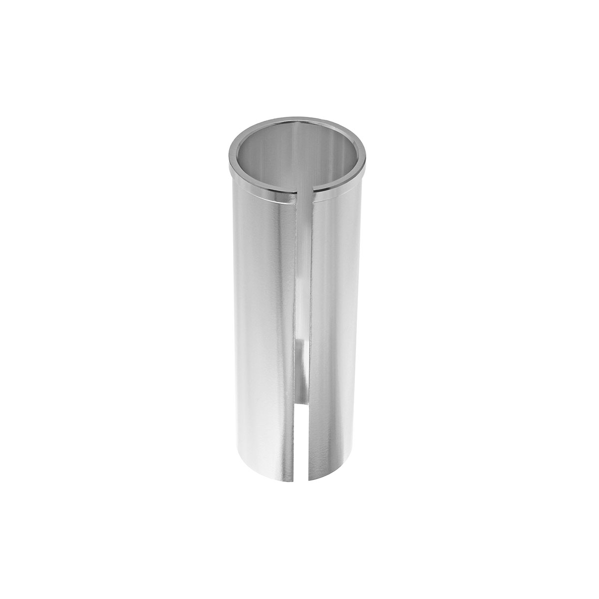 Seatpost Shim id/25.4mm od/26.6mm Length/80mm W/Lip Silver.