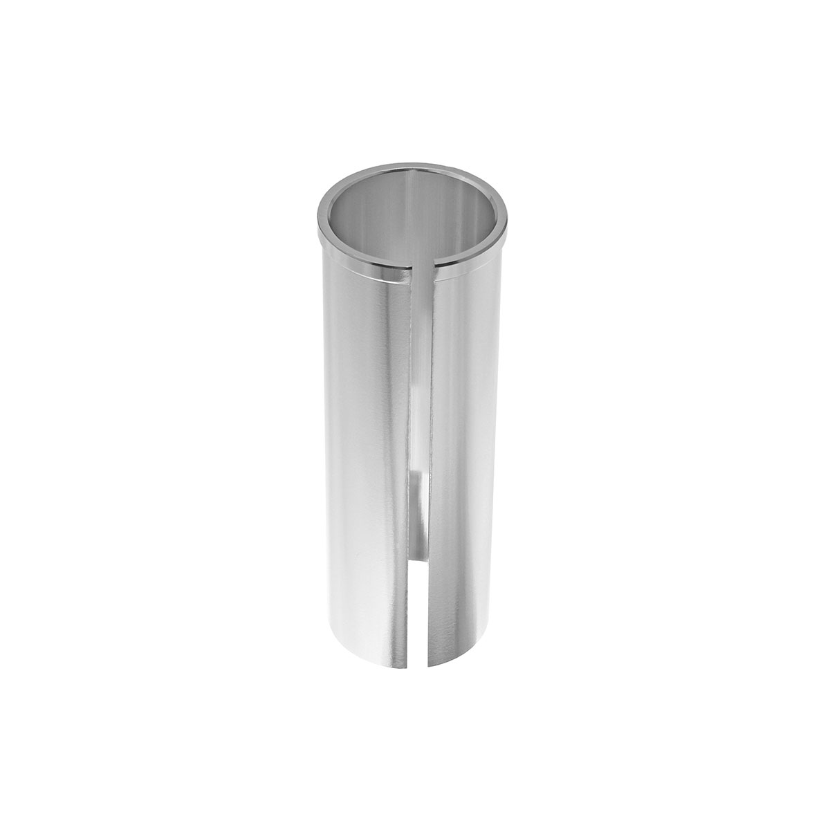 Seatpost Shim id/25.4mm od/26.8mm Length/80mm W/Lip Silver.