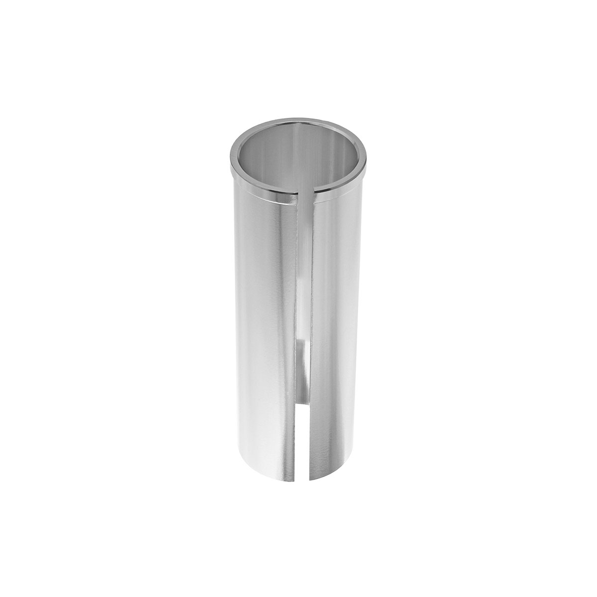 Seatpost Shim id/25.4mm od/27.2mm Length/80mm W/Lip Silver.