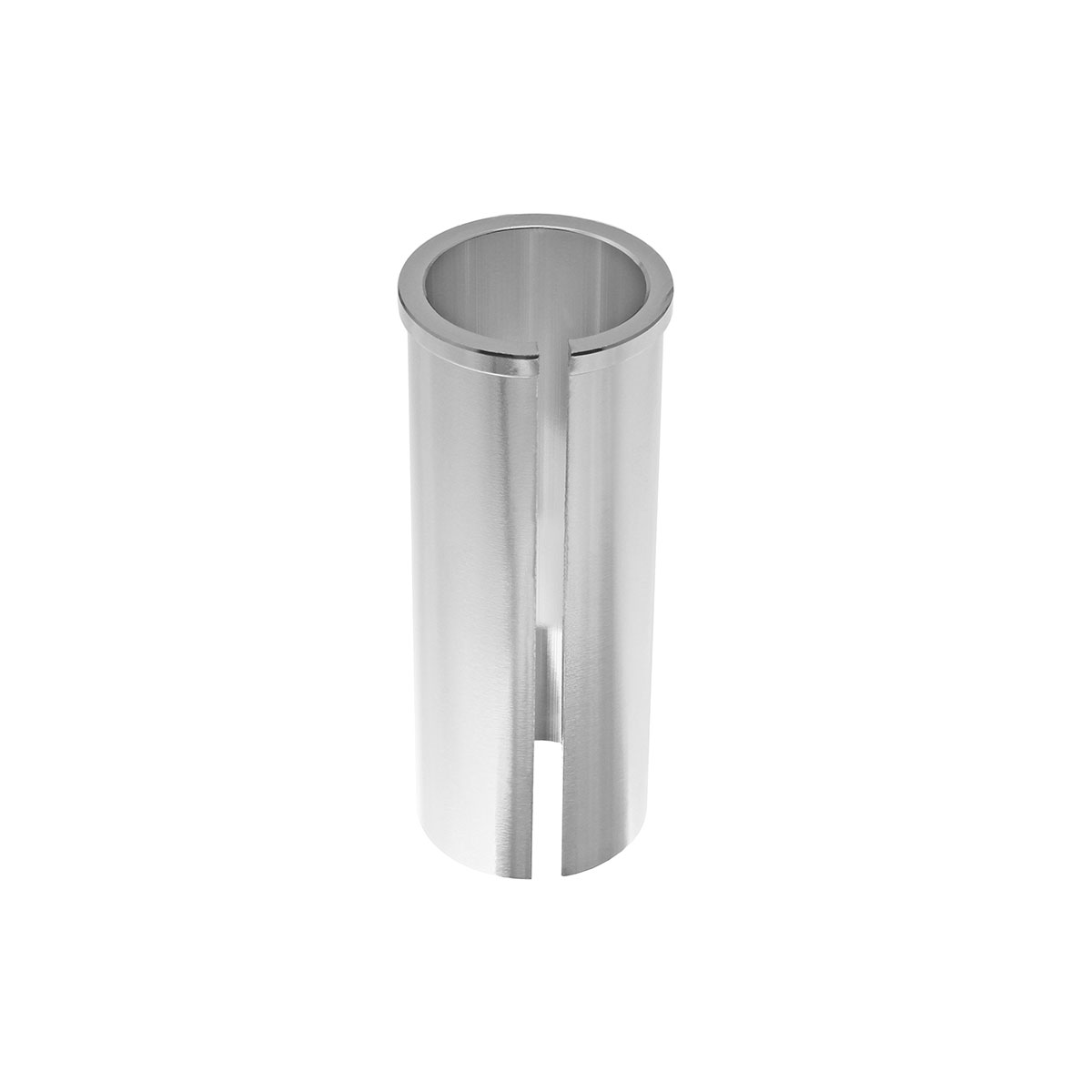 Seatpost Shim id/25.4mm od/29.8mm Length/80mm W/Lip Silver.