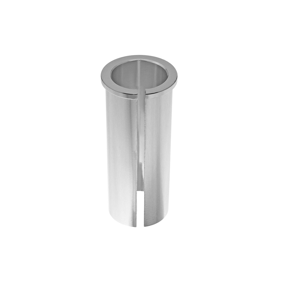 Seatpost Shim id/25.4mm od/30.9mm Length/80mm W/Lip Silver.