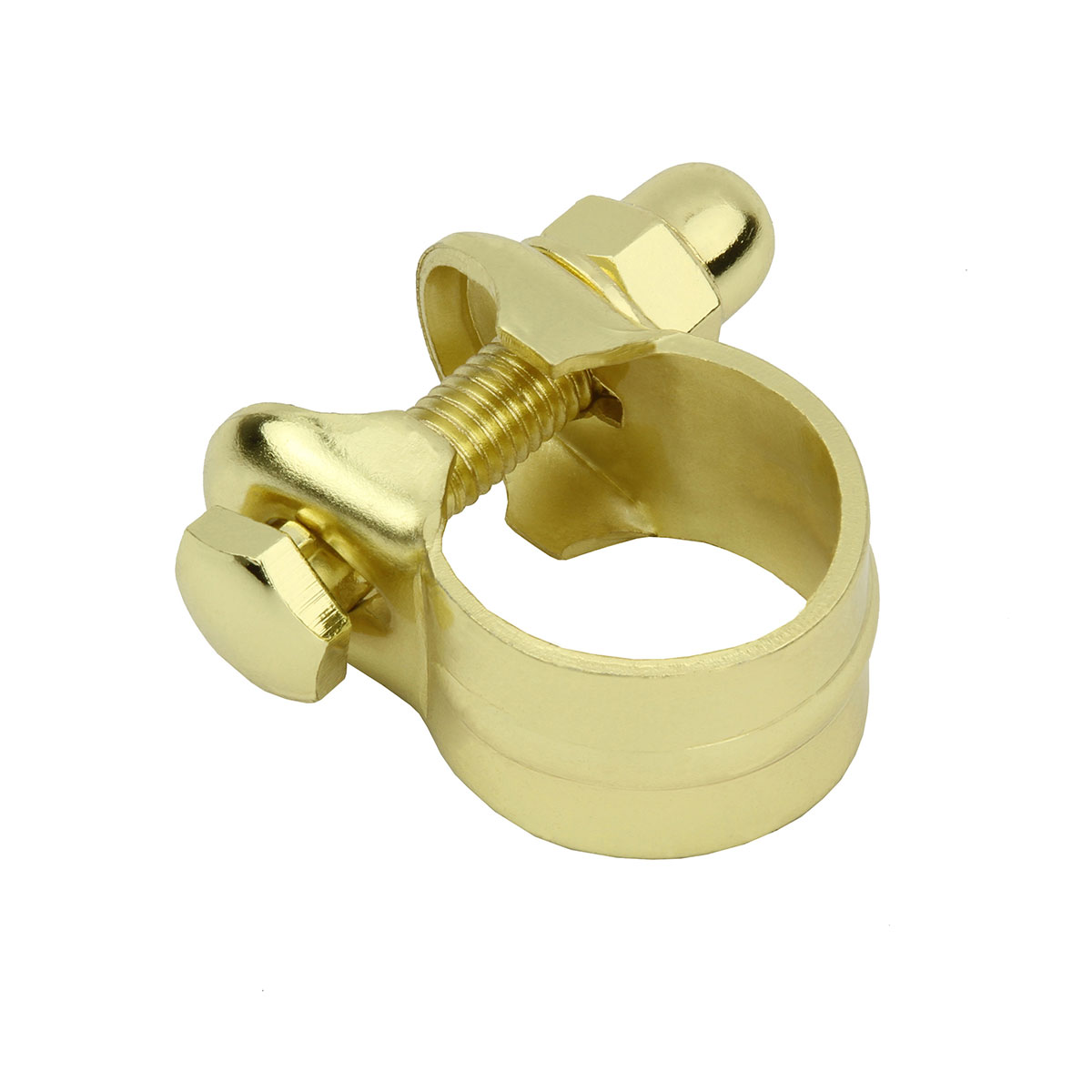 Steel Seatpost Clamp Outer Diameter 25.4mm Gold.