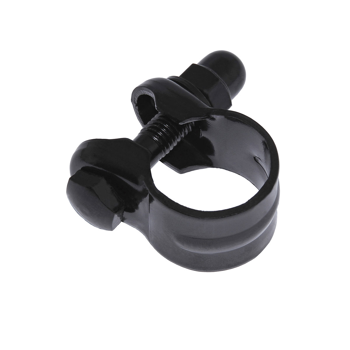 Steel Seatpost Clamp Outer Diameter 25.4mm Black.