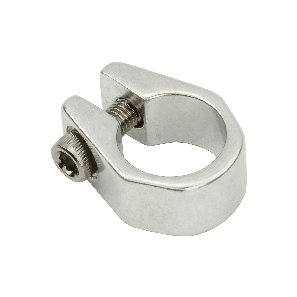 Alloy Seatpost Clamp Outer Diameter 25.4mm Chrome.