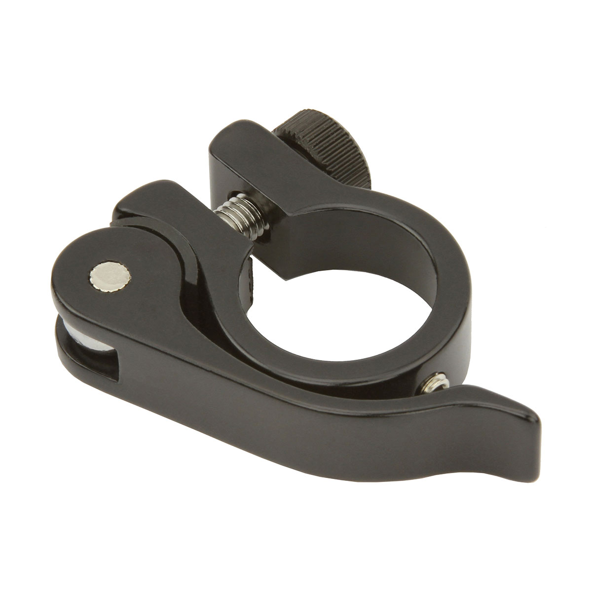 Alloy Seatpost Clamp Outer Diameter 25.4mm W/QR Black.