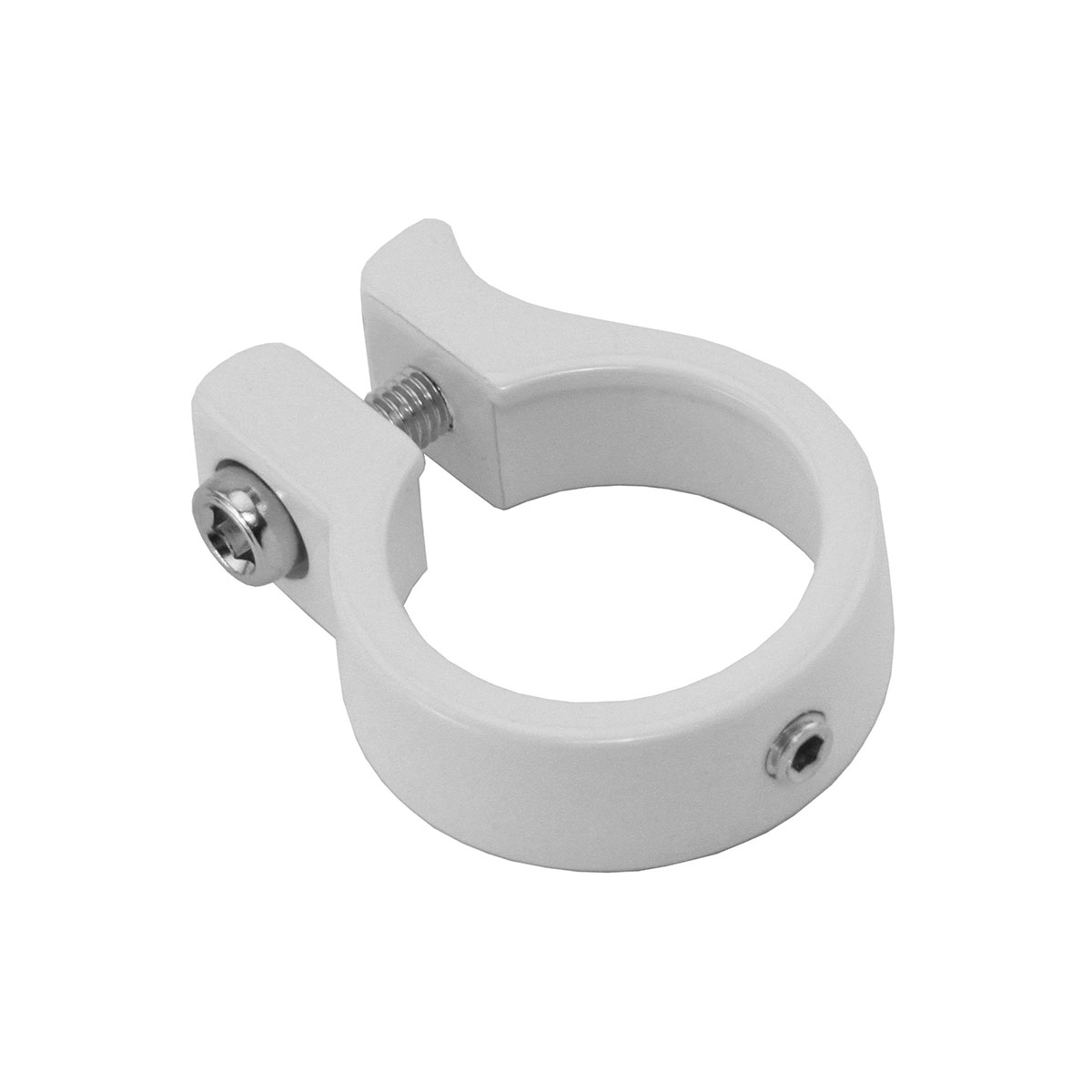 Alloy Seatpost Clamp Outer Diameter 28.6mm 324 White.