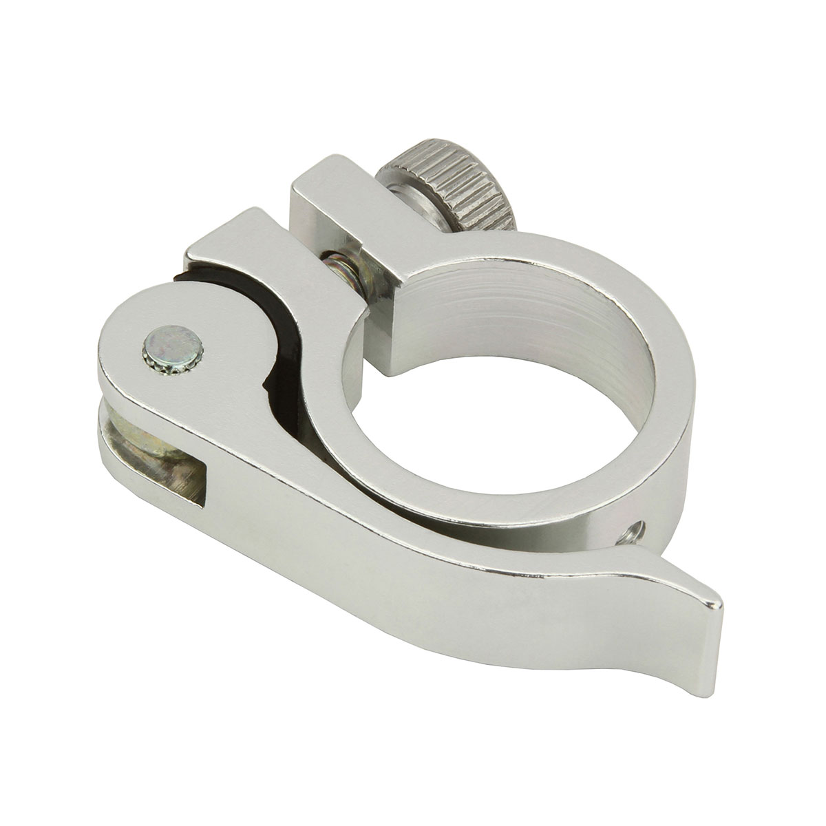 Alloy Seatpost Clamp Outer Diameter 28.6mm W/QR Chrome.