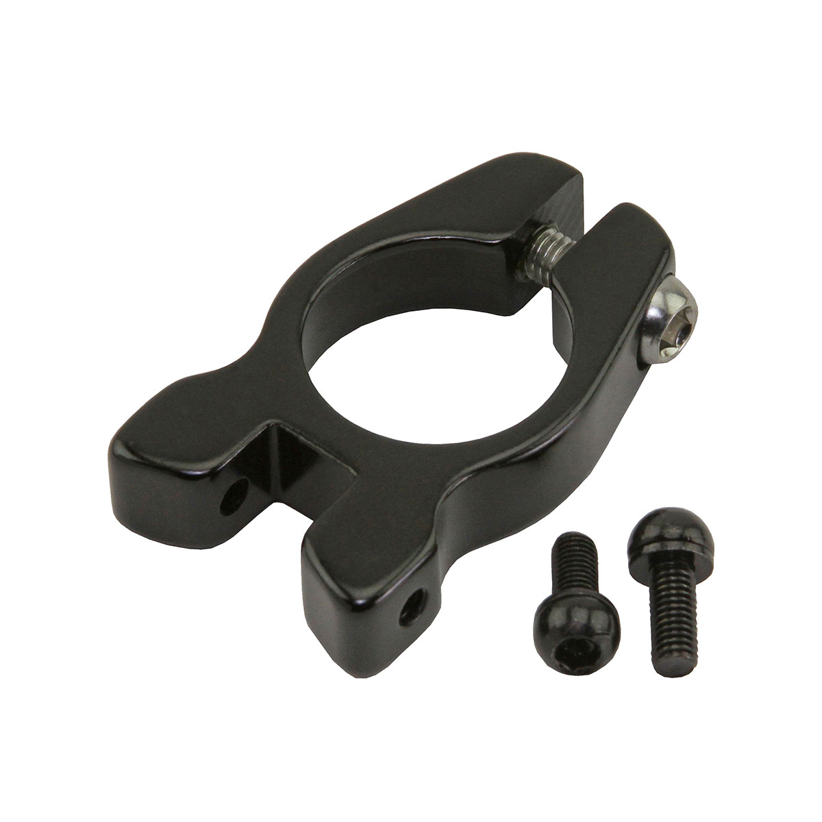 Alloy Seatpost Clamp Rear Rack Mount 29.8 mm Black.