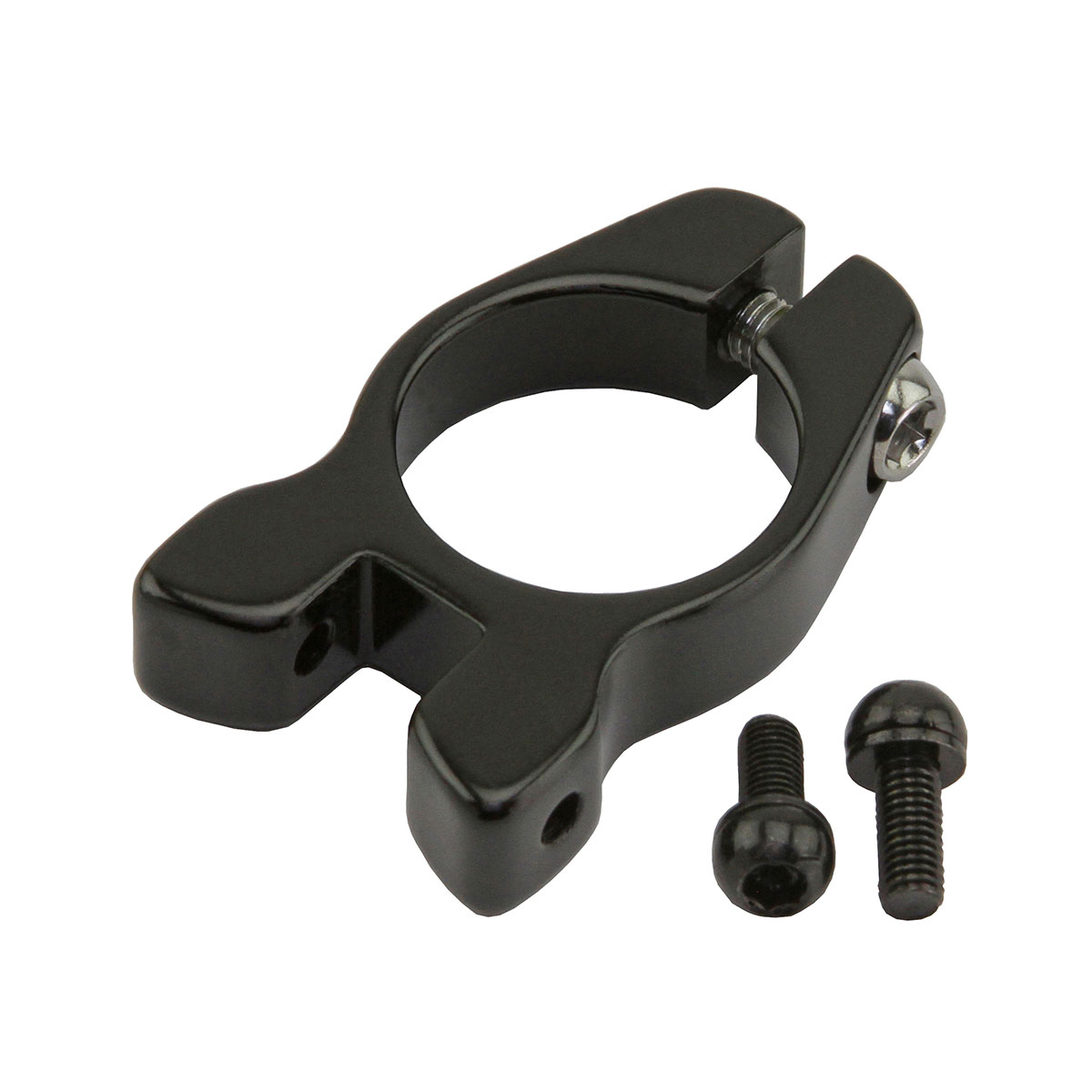 Alloy Seatpost Clamp Rear Rack Mount 31.8 mm Black.