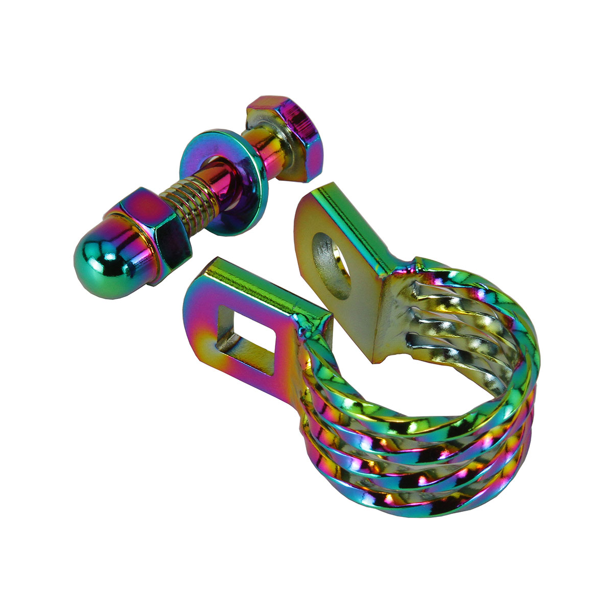 Lowrider Twisted Seatpost Clamp W/Bolt Outer...