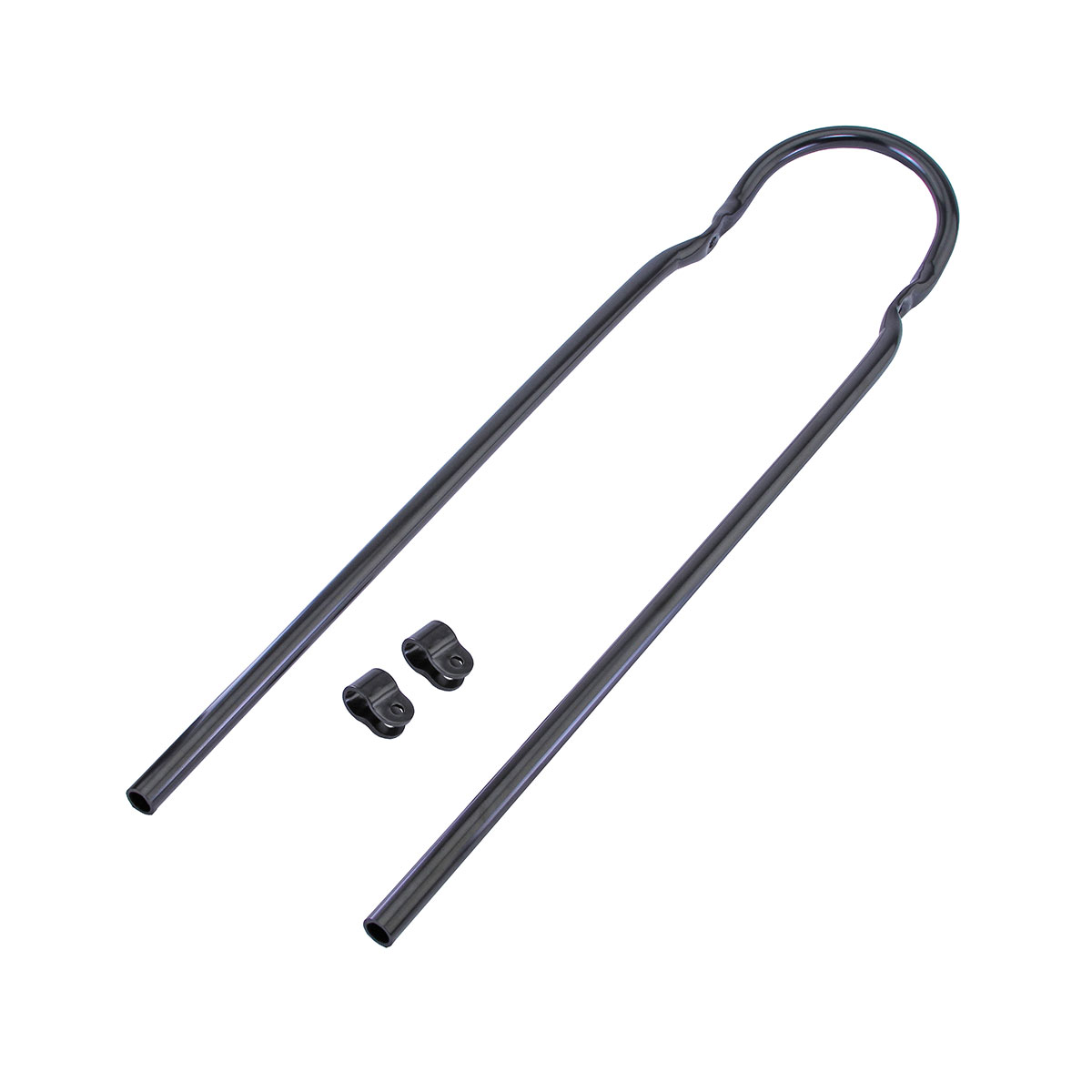 Schwinn style Sissy Bar 22 W/Clamp Black.
