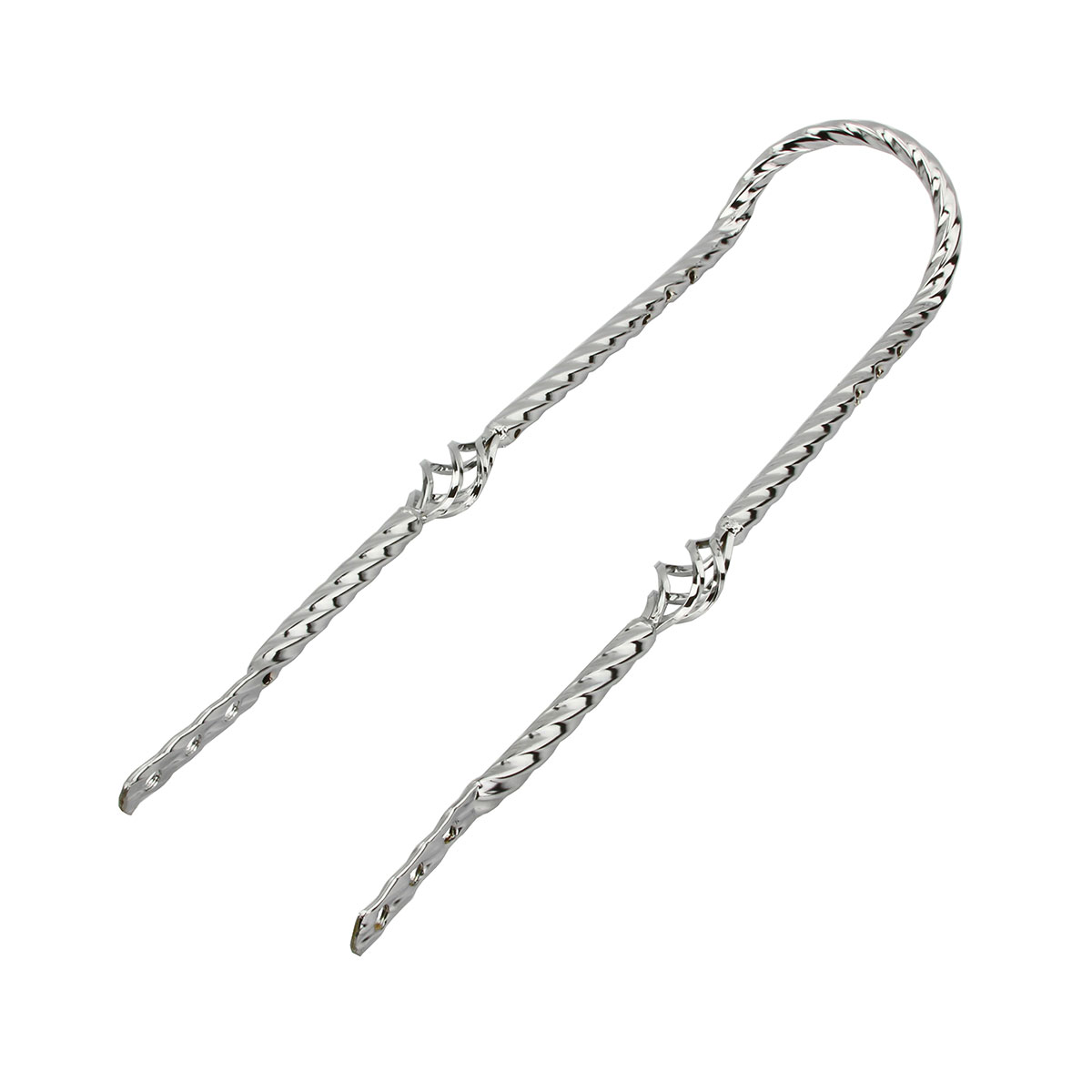 Twisted Square Cage Short Back 24 Sissy Bar Chrome.