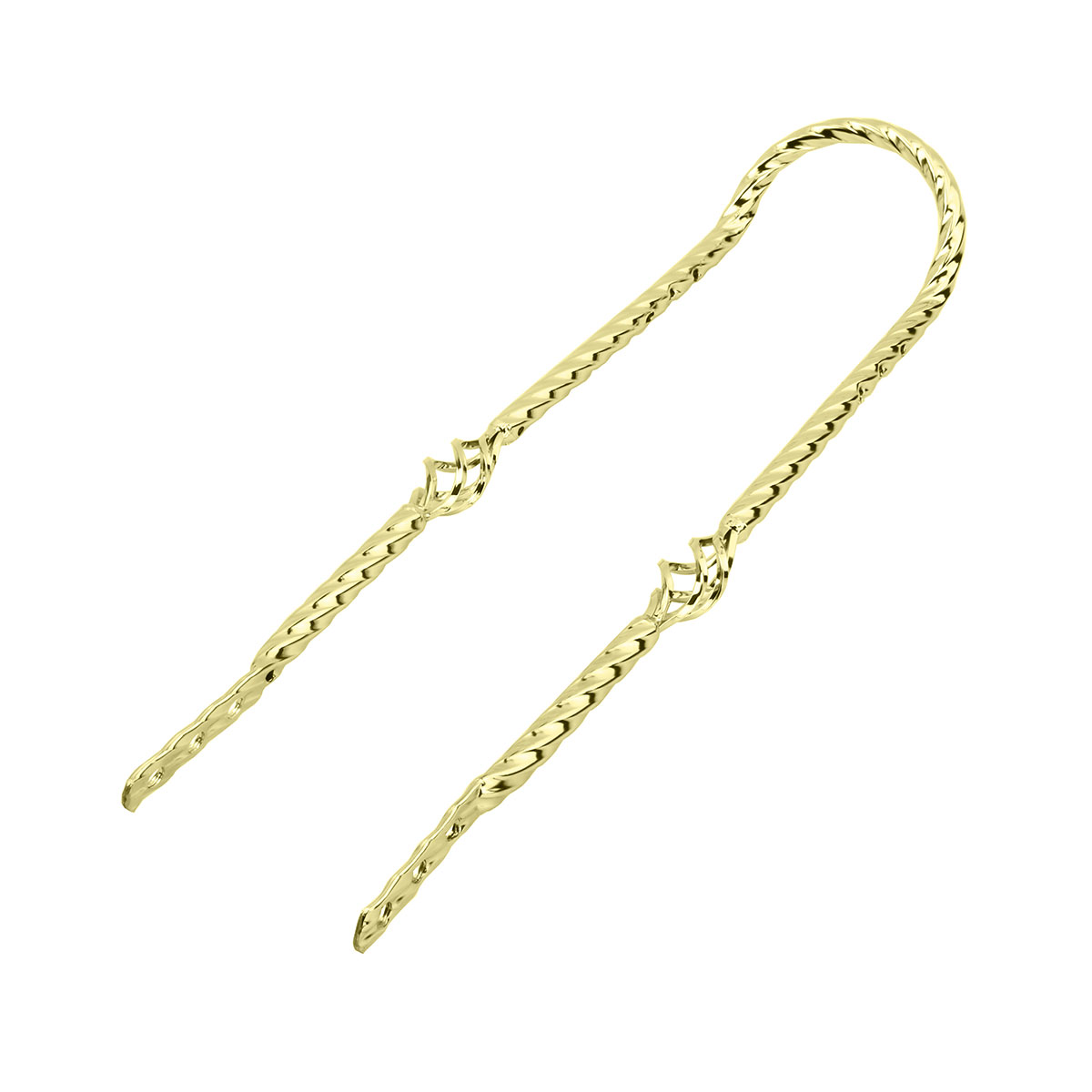 Twisted Square Cage Short Back 24 Sissy Bar Gold.