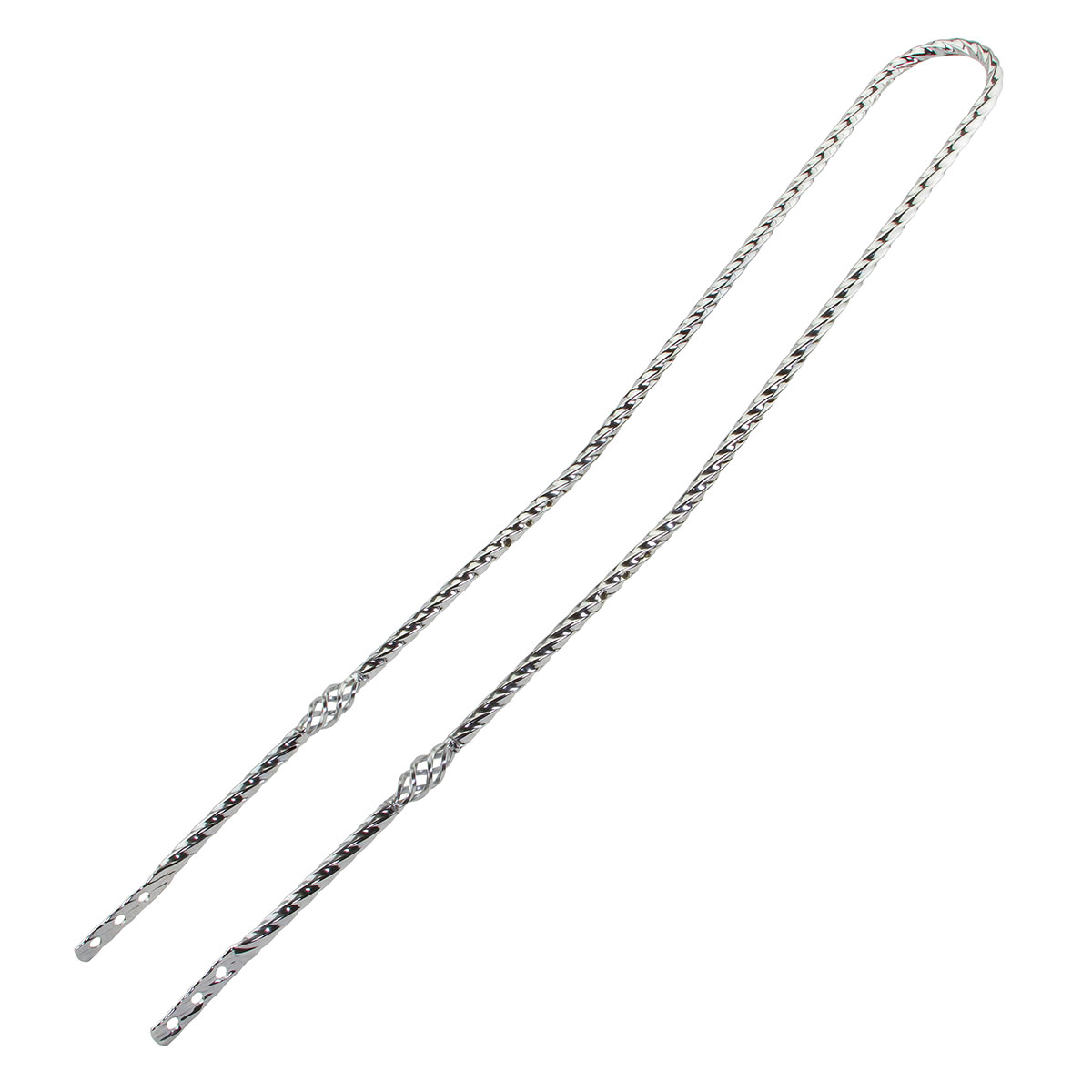Twisted Square Cage Hi Back Sissy 42 Bar Chrome.