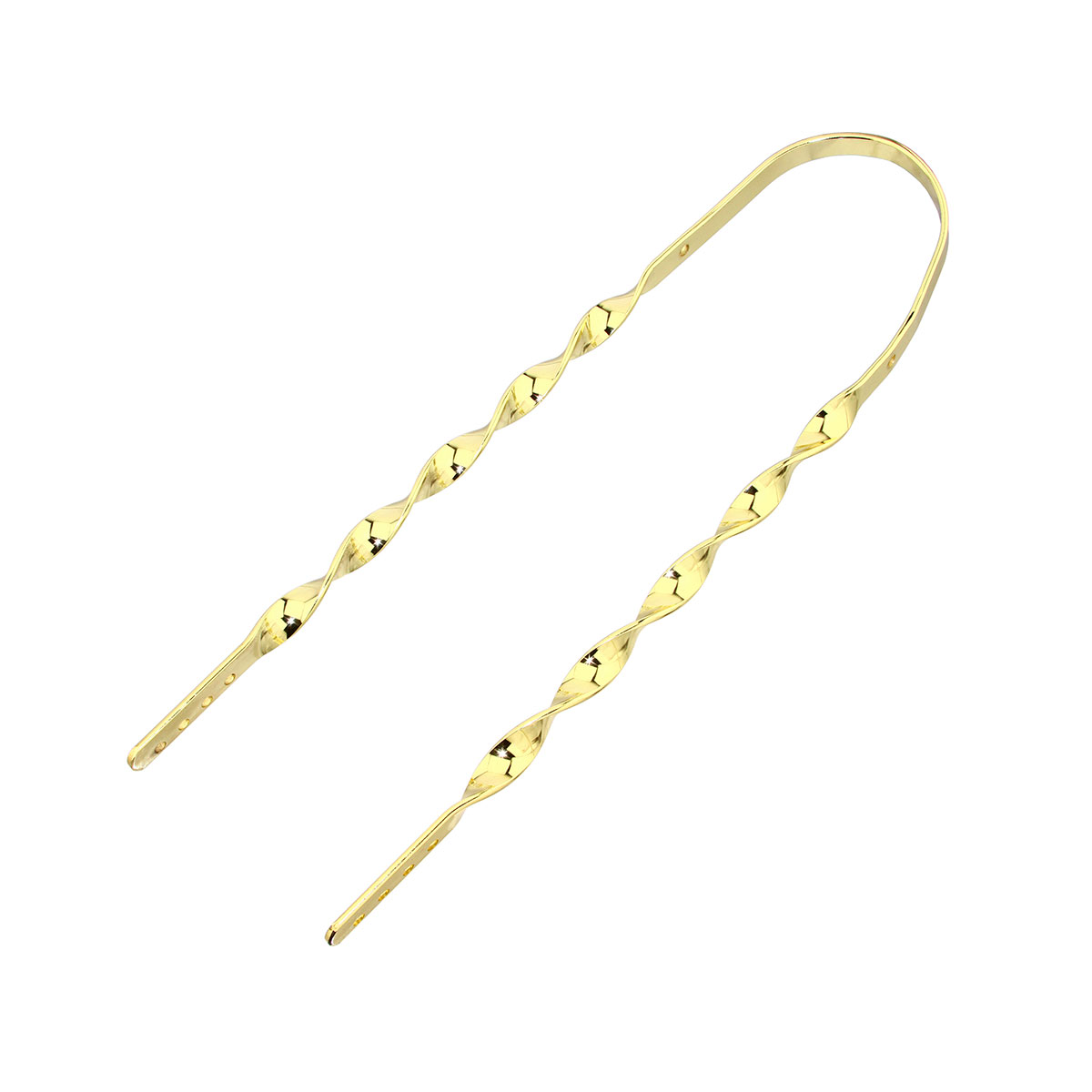 Twisted Flat 21 Sissy Bar Gold.