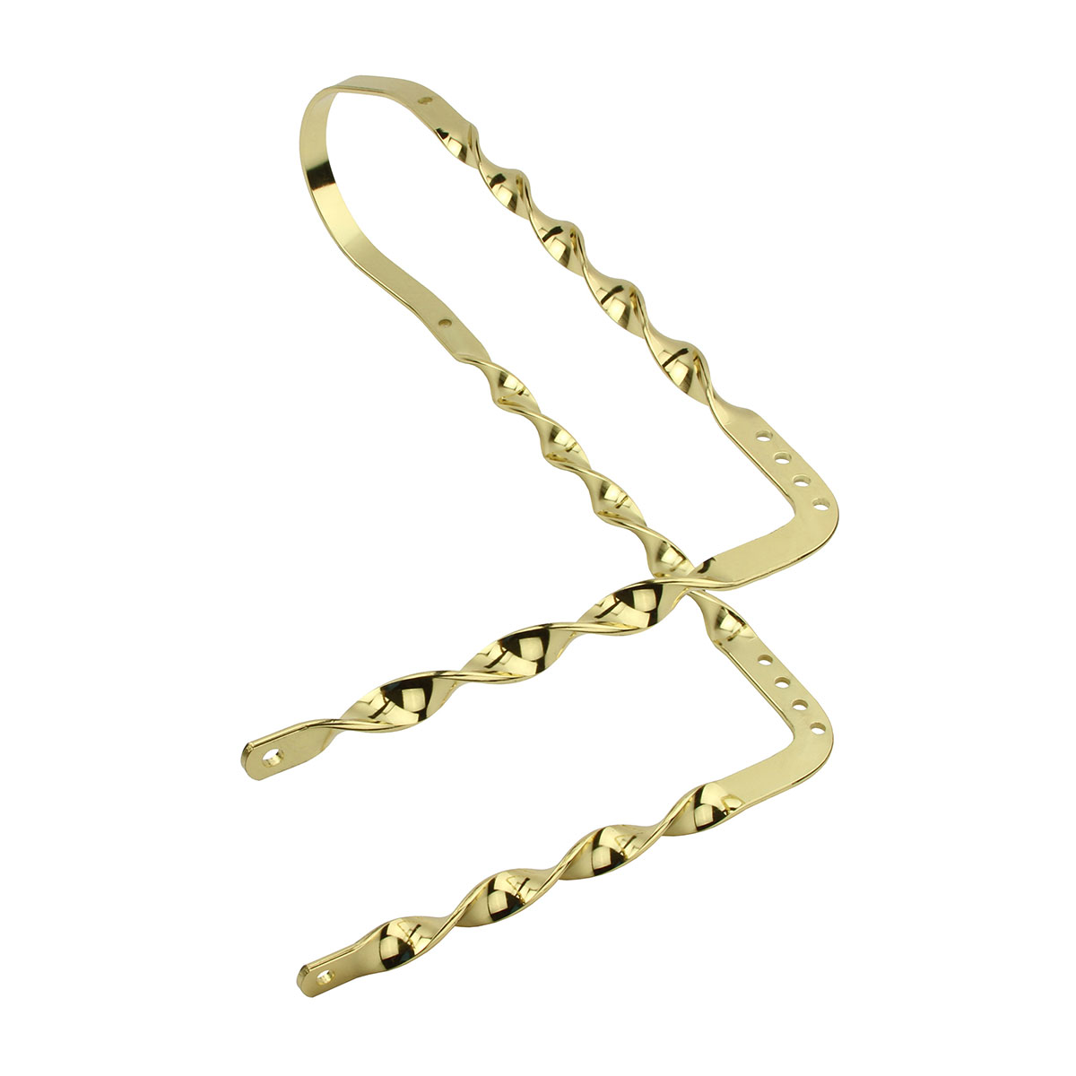 Twisted Flat 21 Sissy Bar 90/Degrees Gold.