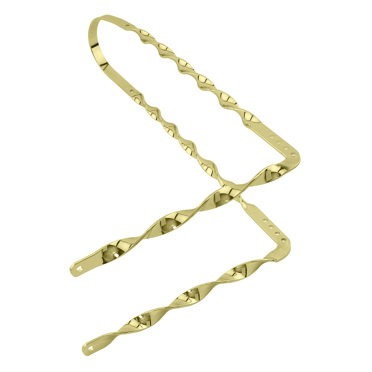 Twisted Flat 26 Sissy Bar 90/Degrees Gold.
