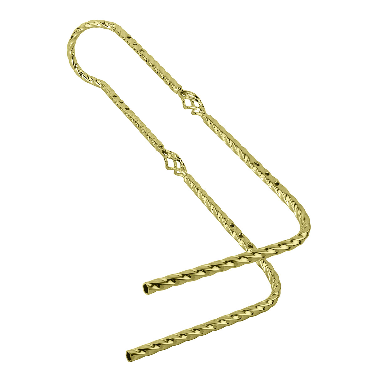 Twisted Square Cage Sissy Bar 90/Degrees Gold.