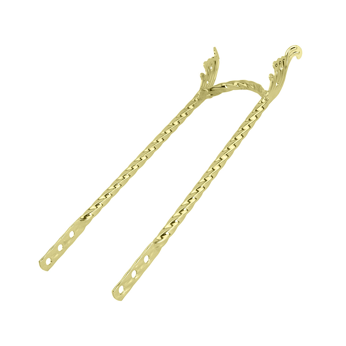 Wing Twisted Square 24 Sissy Bar Gold