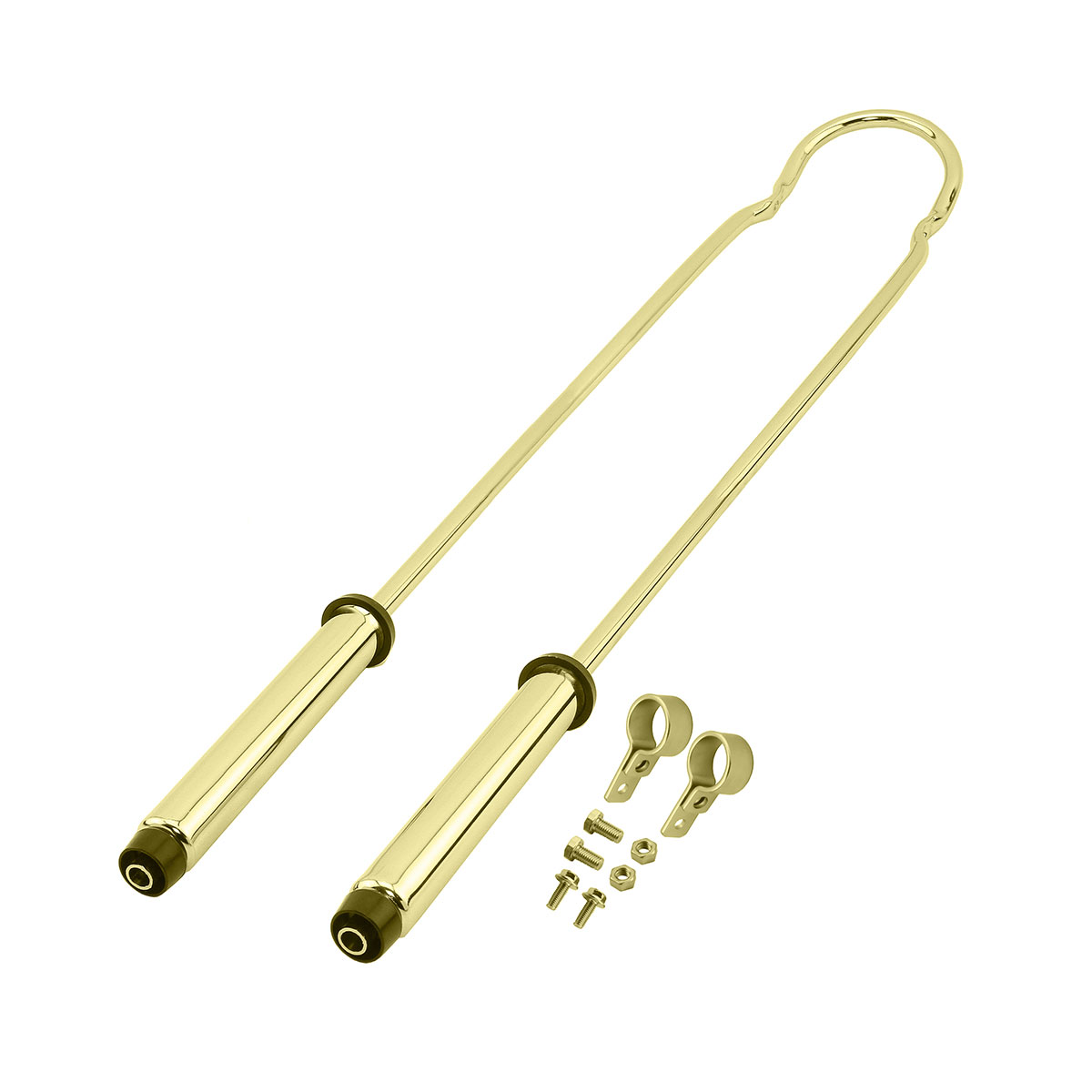 Sissy Bar W/Shock 34 Gold.
