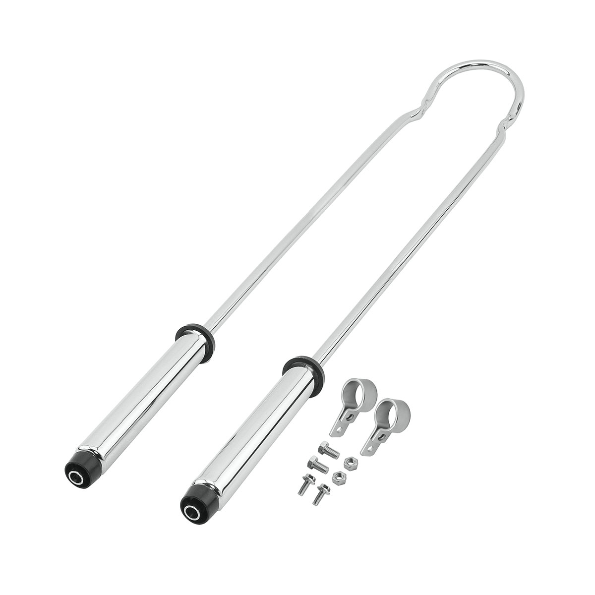 Sissy Bar W/Shock 34 Chrome.
