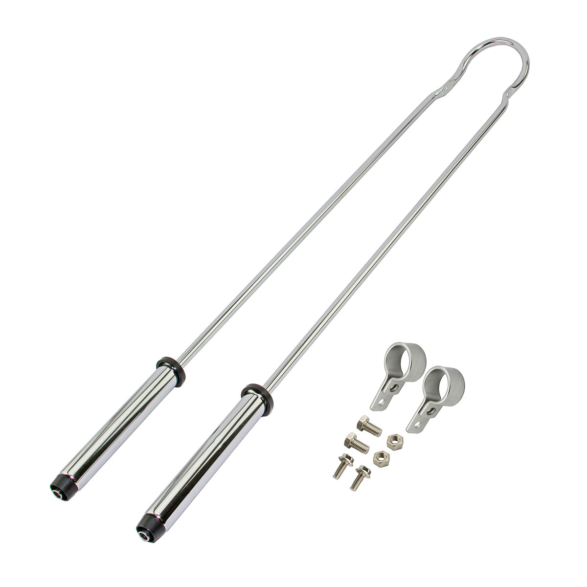 Sissy Bar W/Shock 41 Chrome.