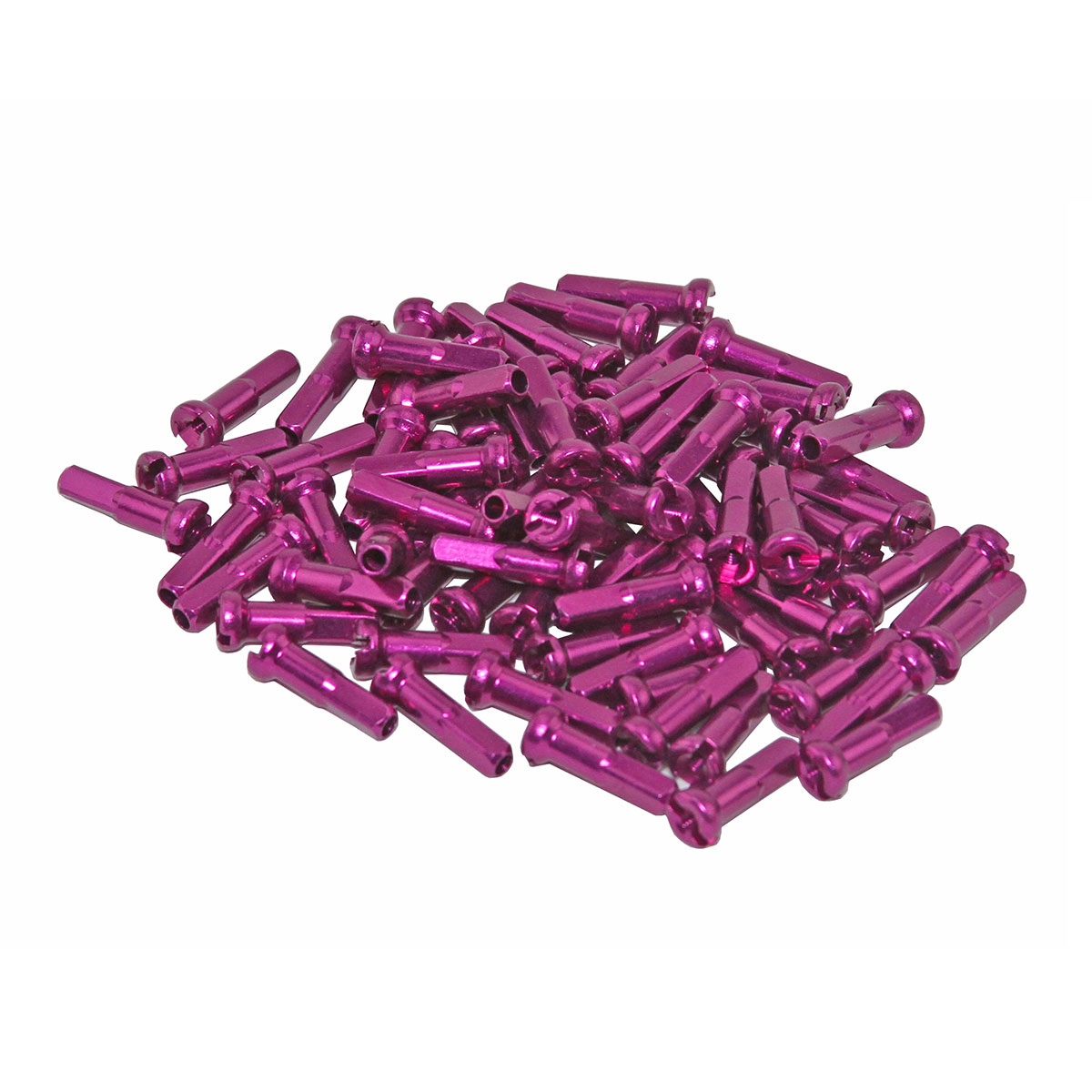 Alloy Spokes Nipples/16mm 14g Purple Pack of 72.