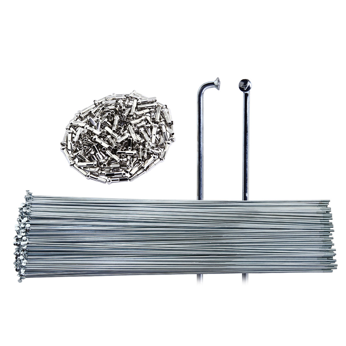 Spoke 299mm 14g 16mm/Nipple Stainless Steel Chrome.