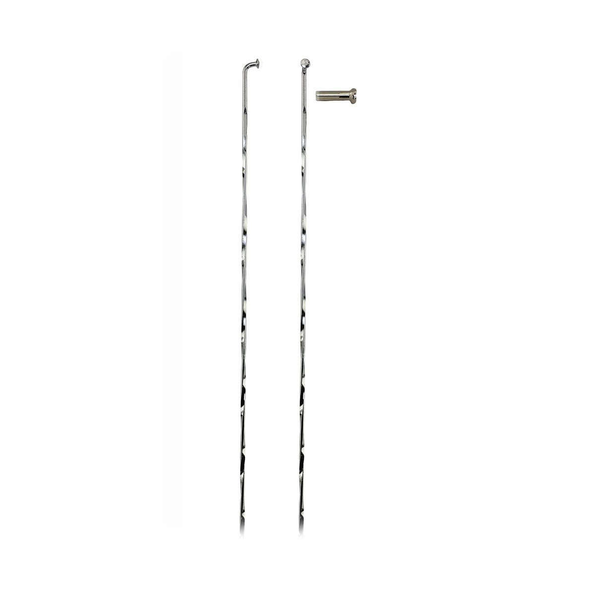 Twisted Spoke 170mm 14g 16mm/Nipple Stainless Steel Chrome.