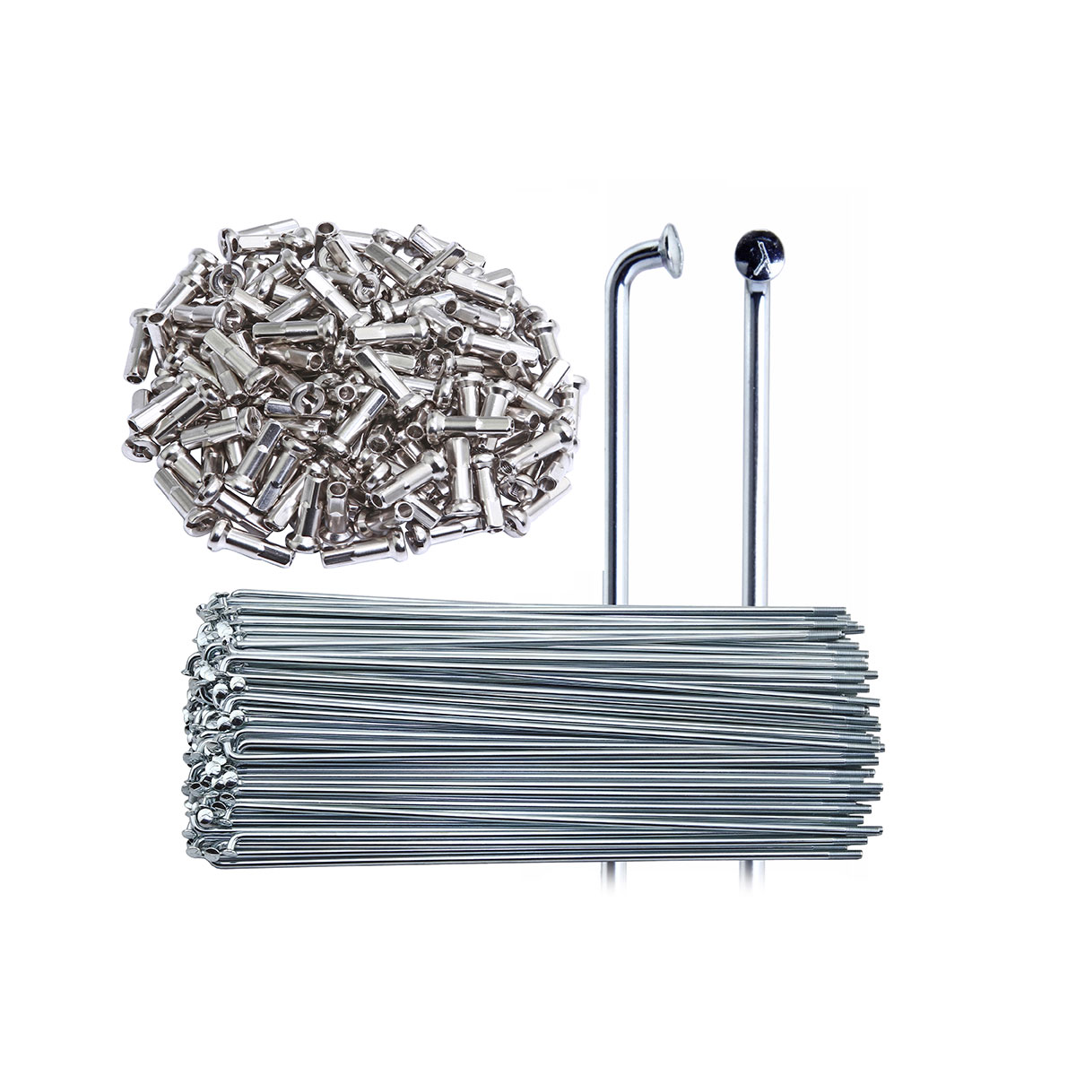Spoke 193mm 12g 16mm/Nipple Stainless Steel Chrome.