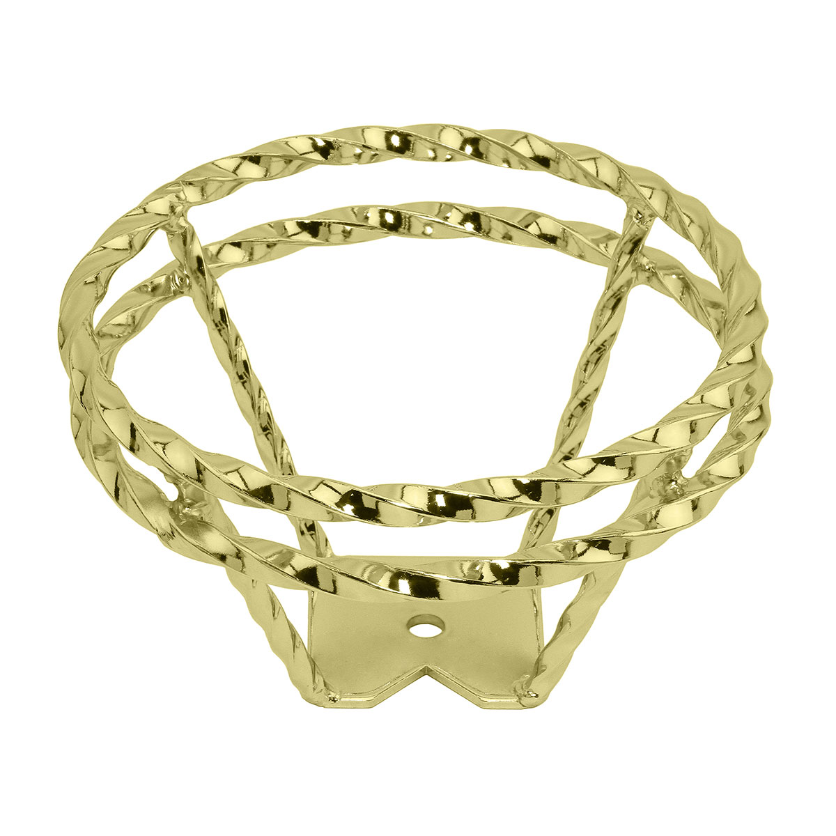 Full Double Twisted Straight Steering Wheel Gold.