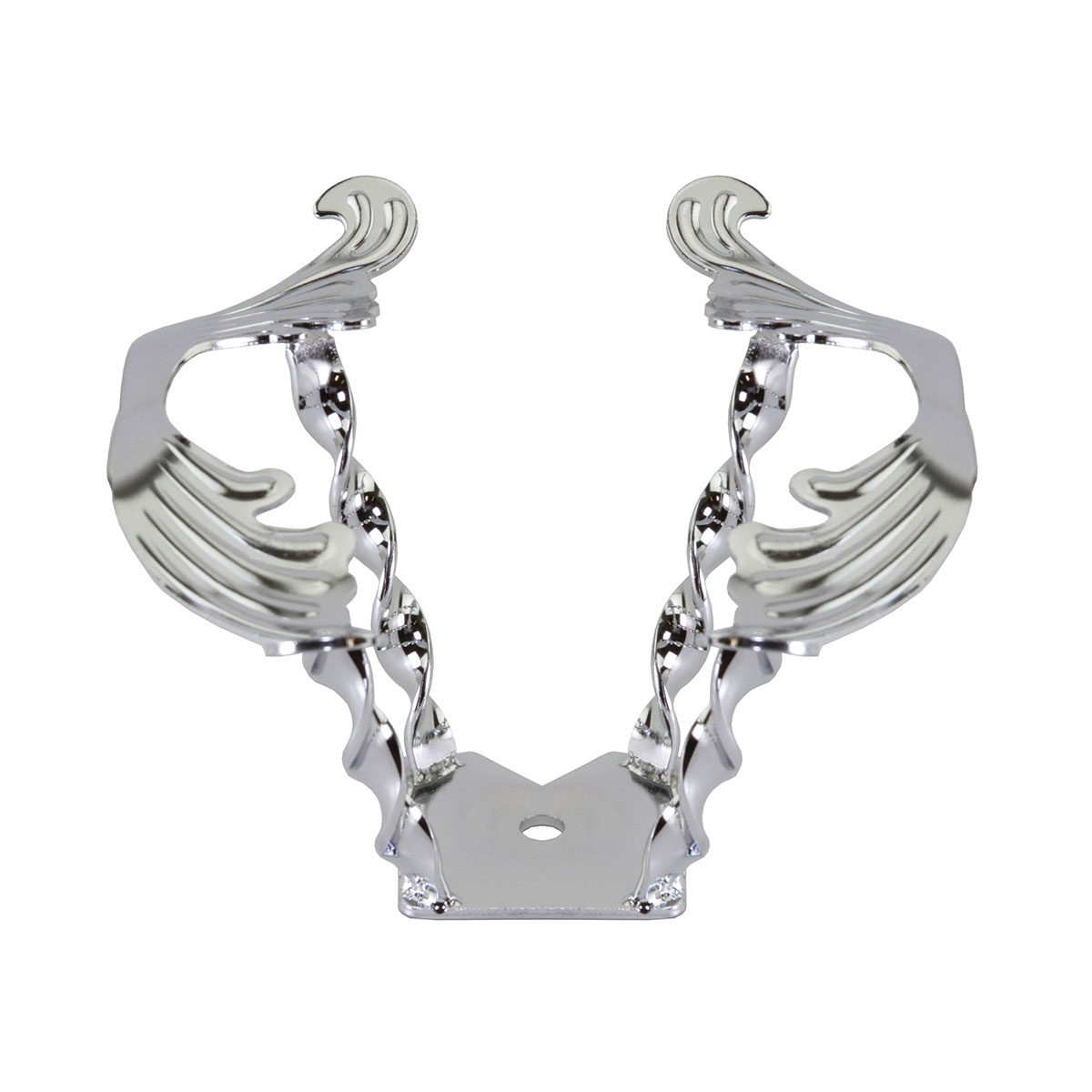 3D Wing Steering Wheel Chrome.