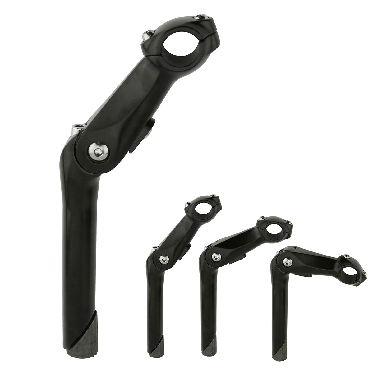 Adjustable Alloy Stem 25.4mm ATB-180 Black.