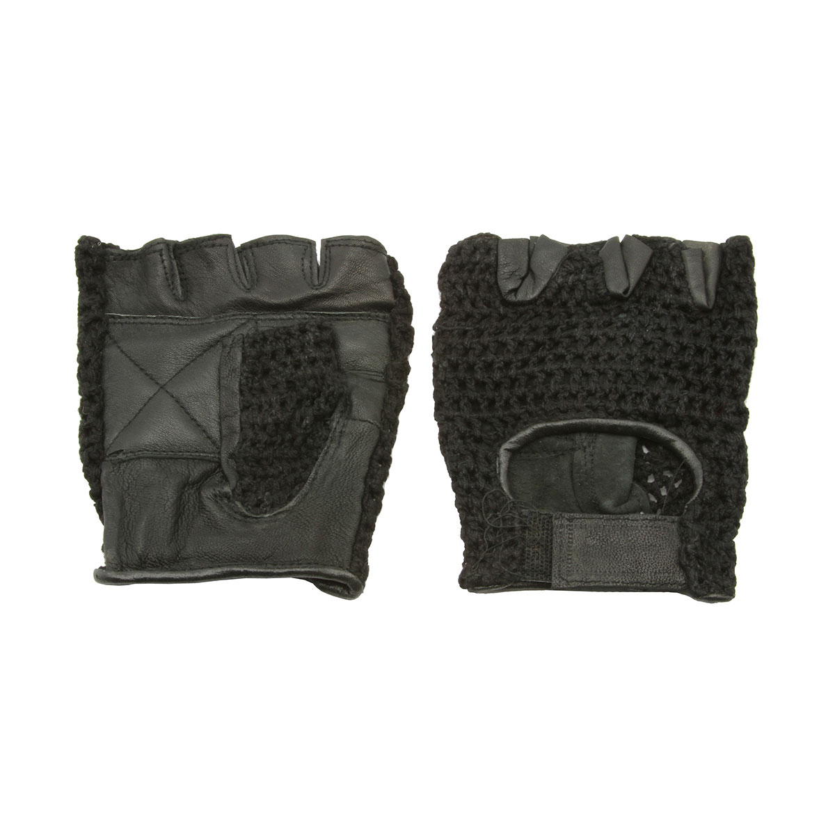 Gloves Leather M Black.