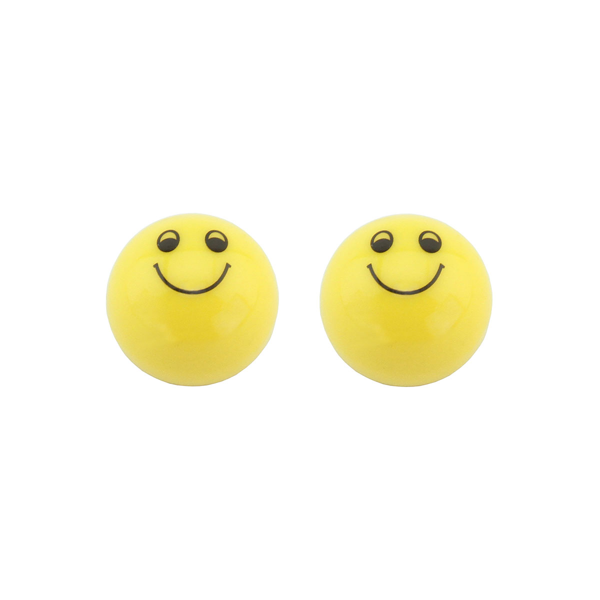 Smiley Face Valve Caps 858 Schrader Valve.