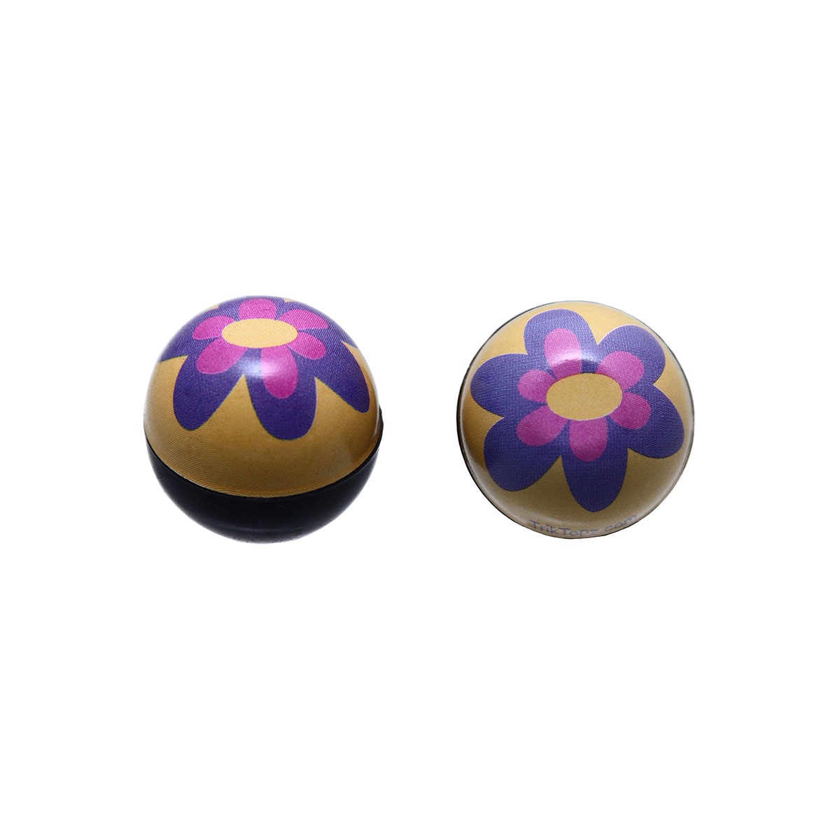 Yellow Purple Valve Caps Schrader Valve.