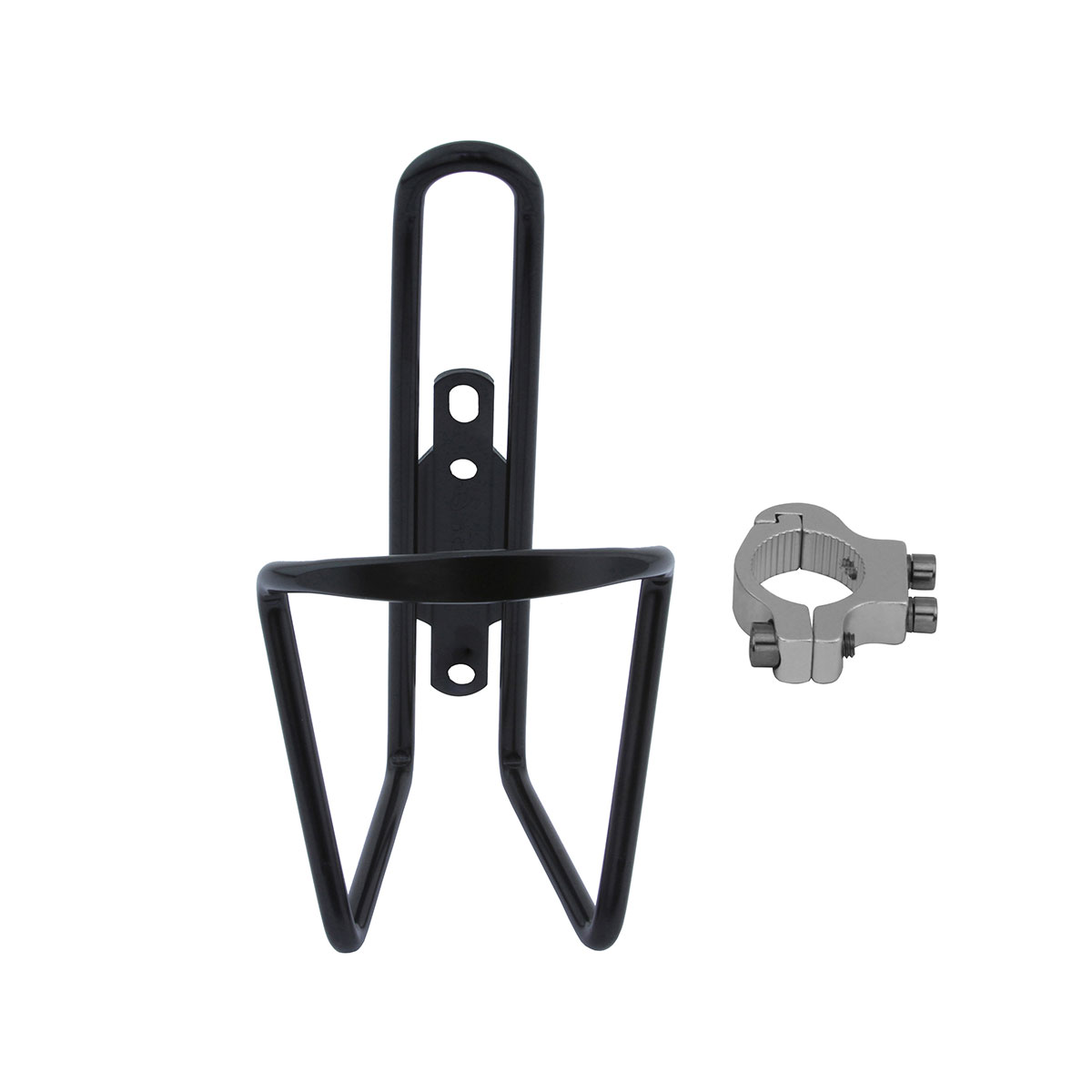 Alloy Handlebar Mount Water Cage Black.