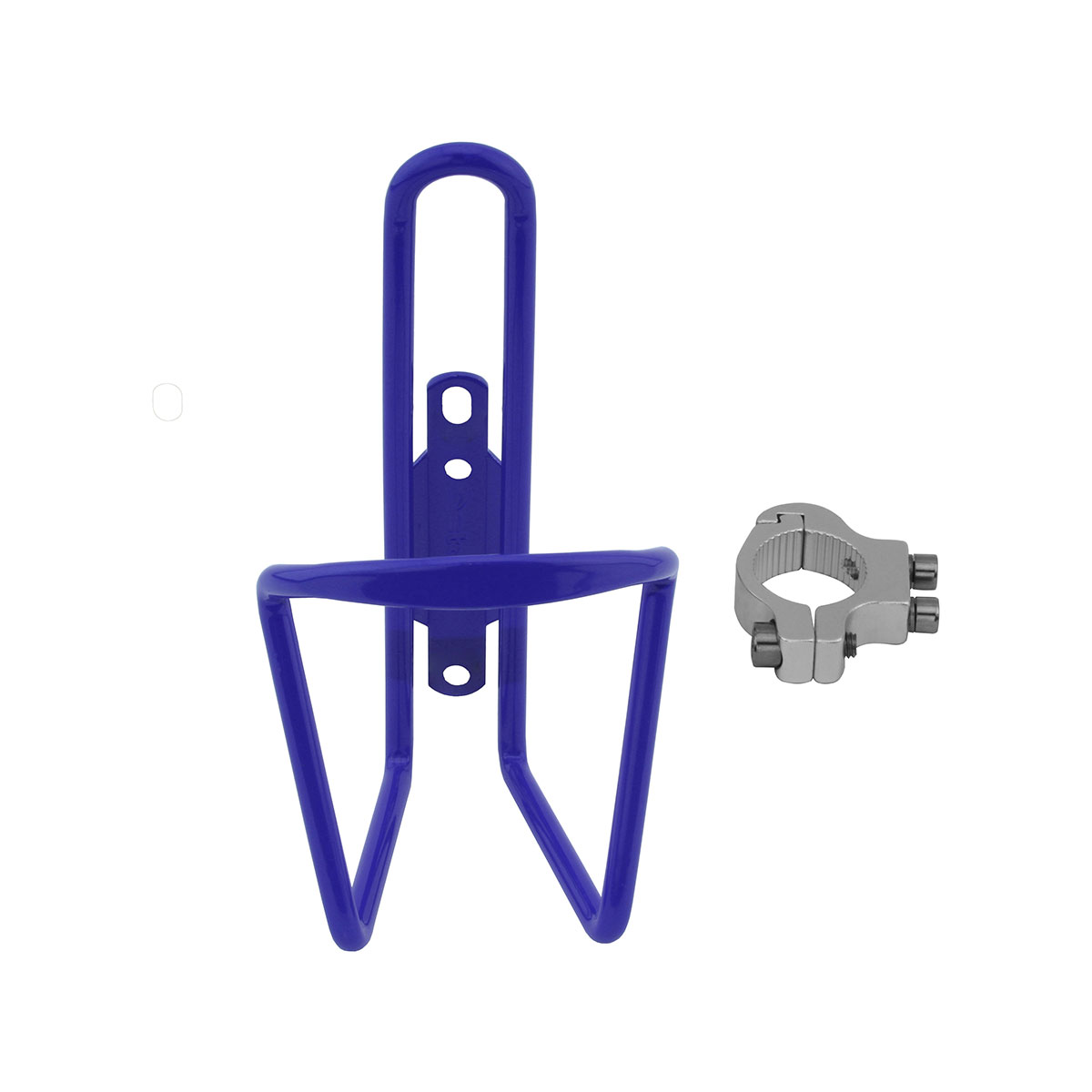 Alloy Handlebar Mount Water Cage Blue.