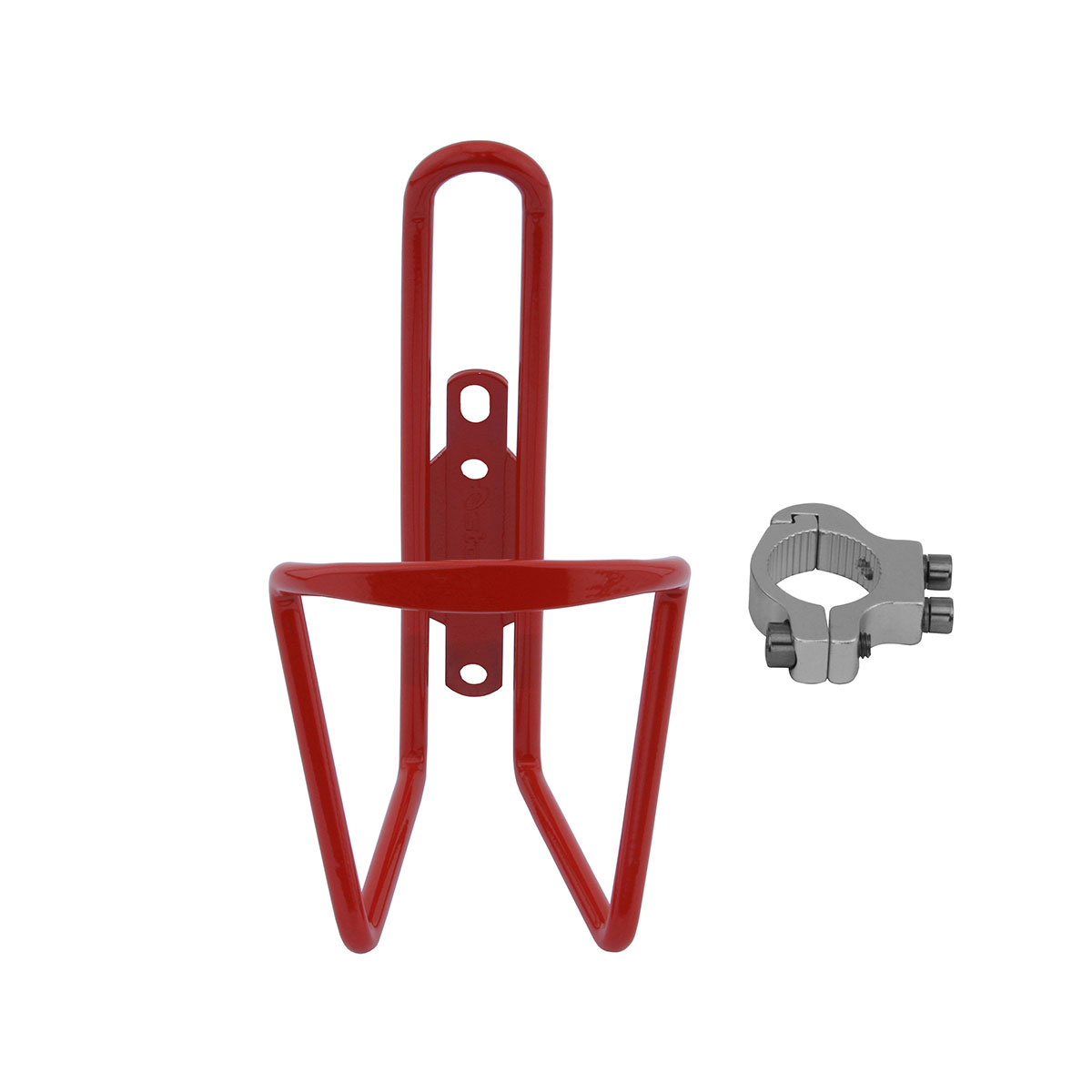 Alloy Handlebar Mount Water Cage Red.