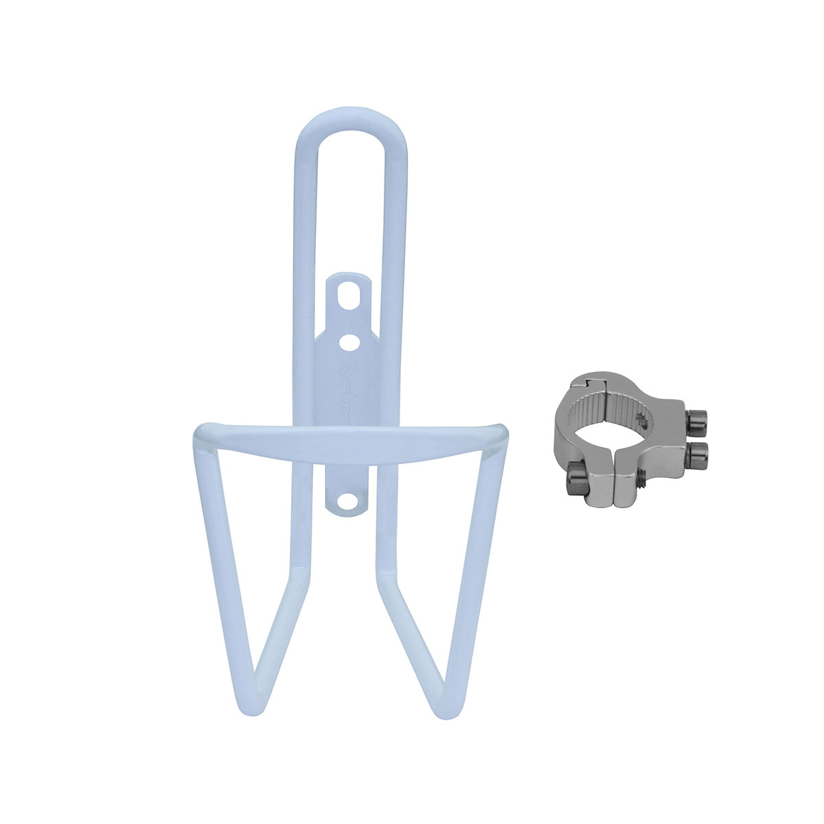 Alloy Handlebar Mount Water Cage White.