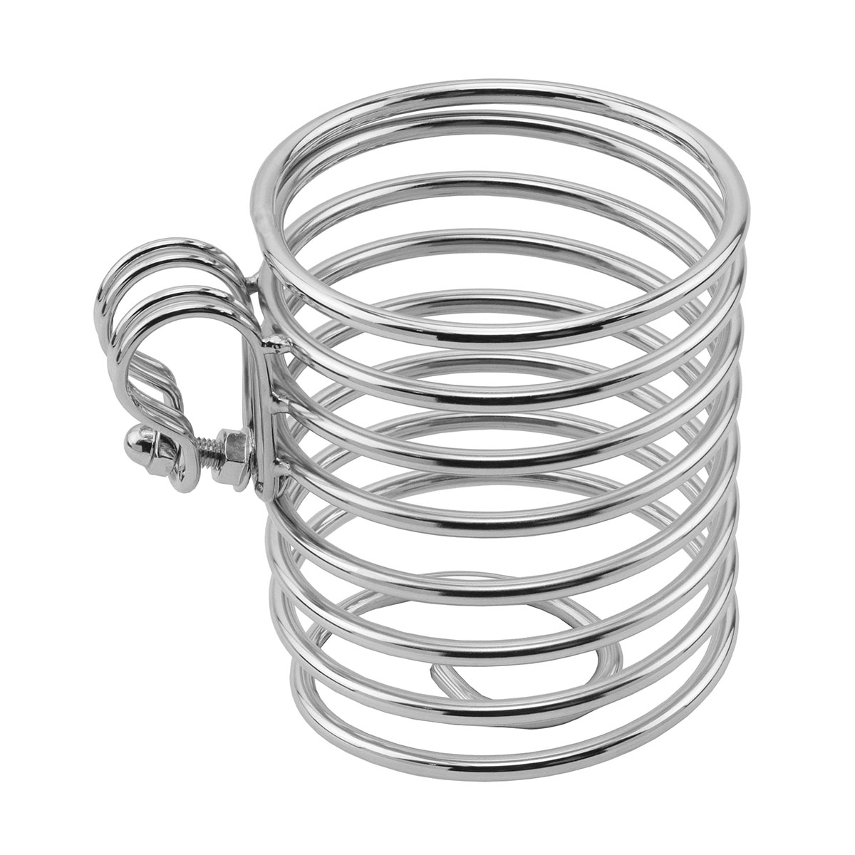 Vintage Lowrider Round Cup Holder Chrome.